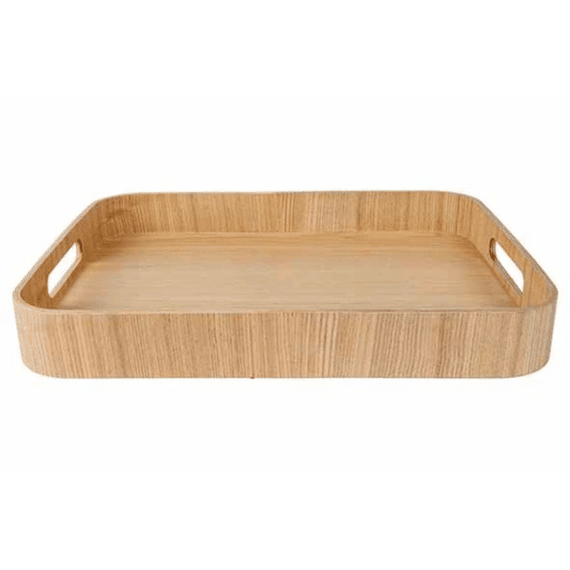 Cosy & Trendy Aurä Dienblad Rechthoekig 35,7x28xh4,5cm Natuur