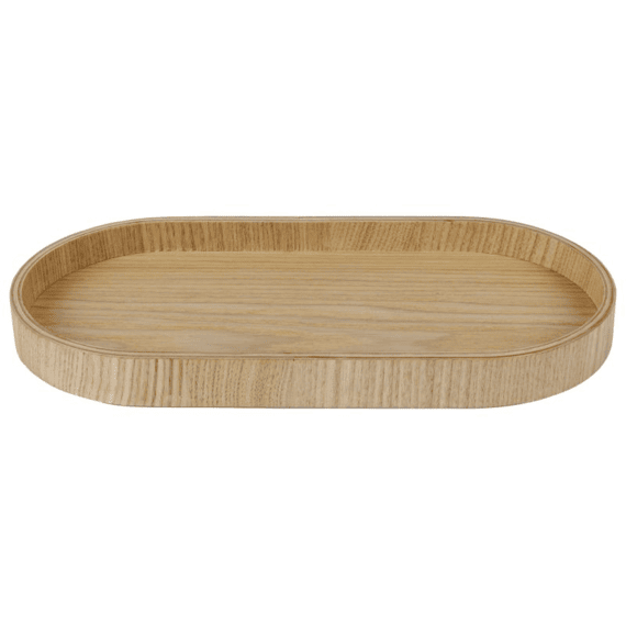 Cosy & Trendy Aurä Serveerplank Ovaal 23x11,3xh2cm Natuur