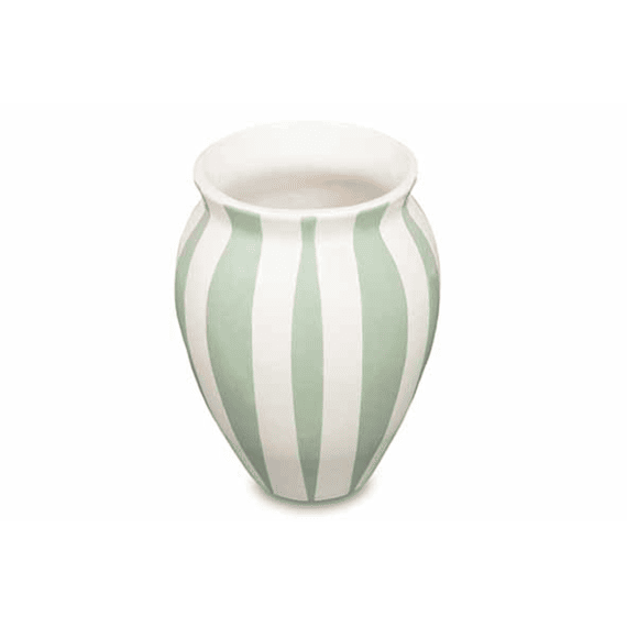 Dishes & Deco Anemone Vaas 12,5x17,2cm Olijfgroen