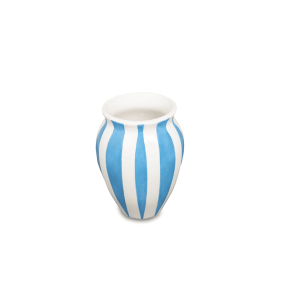 Dishes & Deco Anemone Vaas 12,5x17,2cm Turquoise