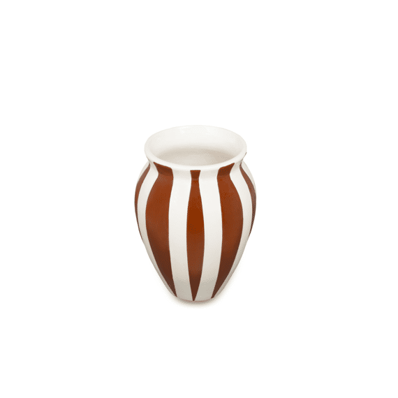 Dishes & Deco Anemone Vaas 12,5x17,2cm Bruin