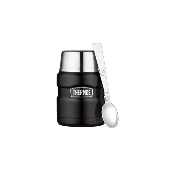 Thermos King Voedseldrager Zwart Mat 470ml