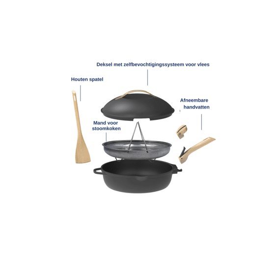 Cookut The Fabulous 8-in-1 Pan 24cm - Meteor