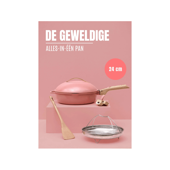 Cookut The Fabulous 8-in-1 Pan 24cm - Peony