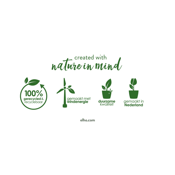 Elho Green Basics Balkonbak Schotel 60cm Blad Groen