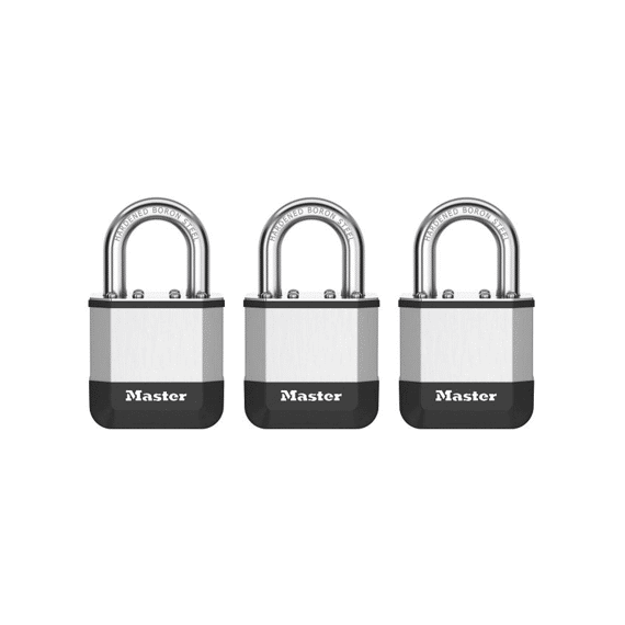 Master Lock Elitetm Gelamineerd Hangslot 45 Mm Ø8mm Tripack
