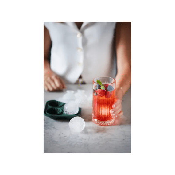 Point-virgule Ijsvorm Cactus Bal Forest Green 14x14x6cm (per 6 stuks)