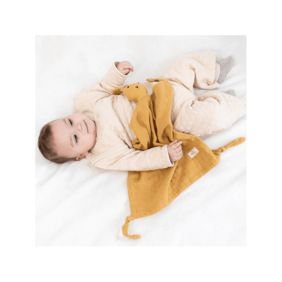 Bemini Doudou Bunny Puppet Oker