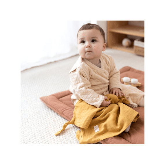 Bemini Doudou Bunny Puppet Oker