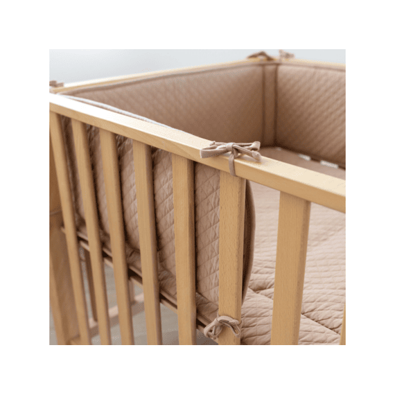 Bemini Bed Boxbumper Quilted Beige