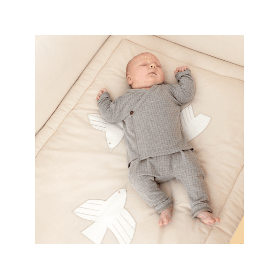 Bemini Boxkleed 75x95 Piuma Cotton Popcorn