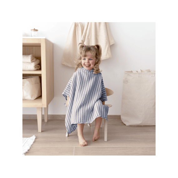 Bemini Poncho Tetra Stripe Wonder