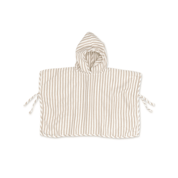 Bemini Poncho Tetra Stripe Sesame