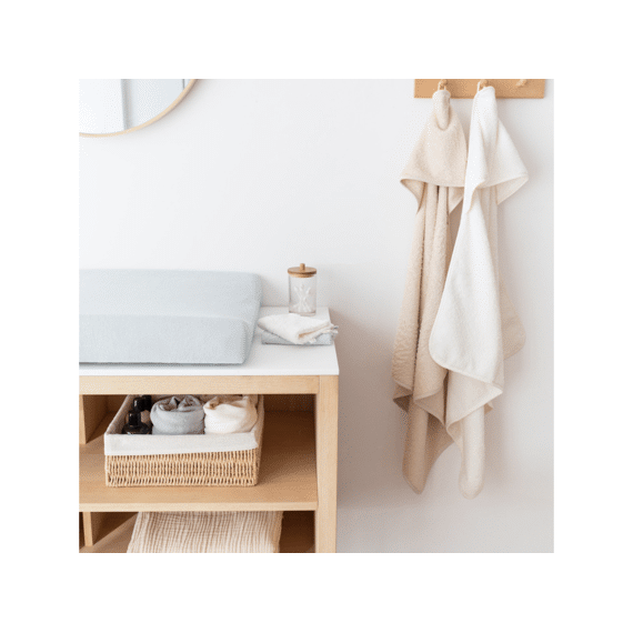 Bemini Aankleedkussenhoes Terry Uni Glacier