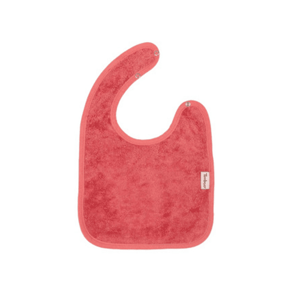 Timboo Slabbetje met Drukknoop 26 x 38 Raspberry Rose