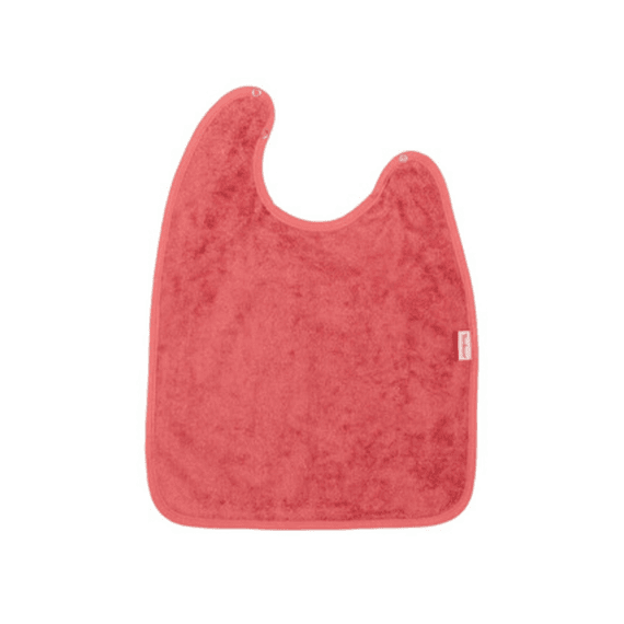 Timboo XXL Slabbetje met Drukknoop 37 x 50 Raspberry Rose