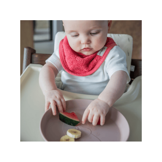 Timboo Dubbel Bandana Slabbetje Raspberry Rose
