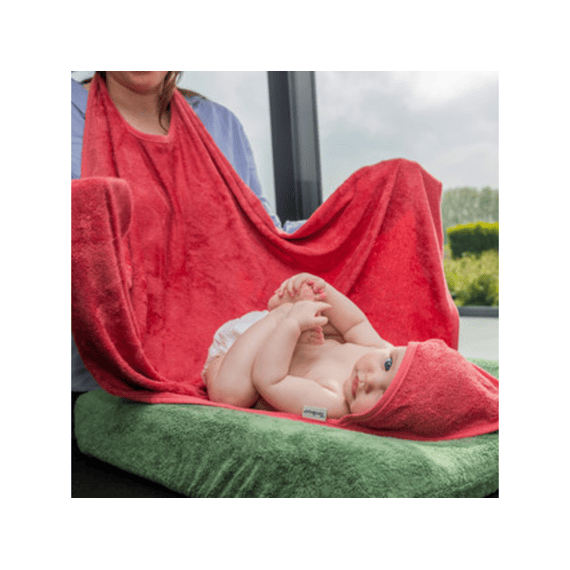Timboo Knuffelhanddoek Raspberry Rose