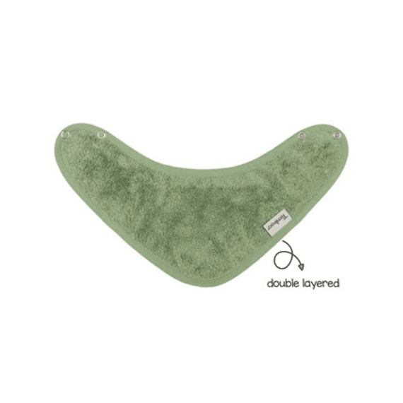 Timboo Dubbel Bandana Slabbetje Aloe Green