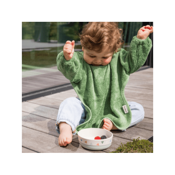Timboo Slabbetje met Lange Mouwen Aloe Green