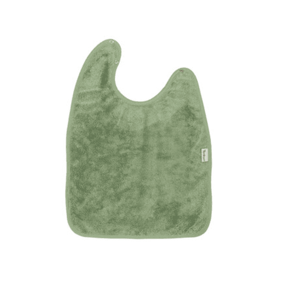 Timboo Waterdicht XXL Slabbetje met Drukknoop 37 x 50 Aloe Green