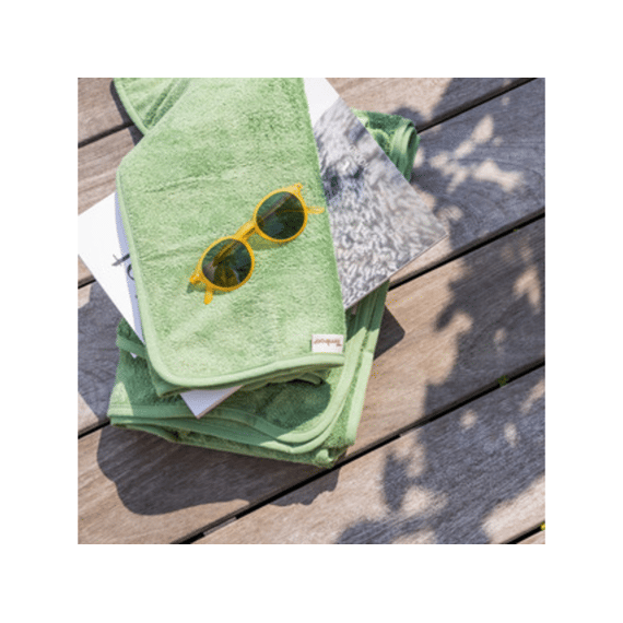 Timboo Zomerdeken Wieg / Handdoek 74 x 110 Aloe Green