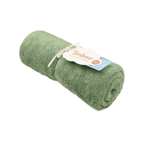 Timboo Zomerdeken Wieg / Handdoek 74 x 110 Aloe Green