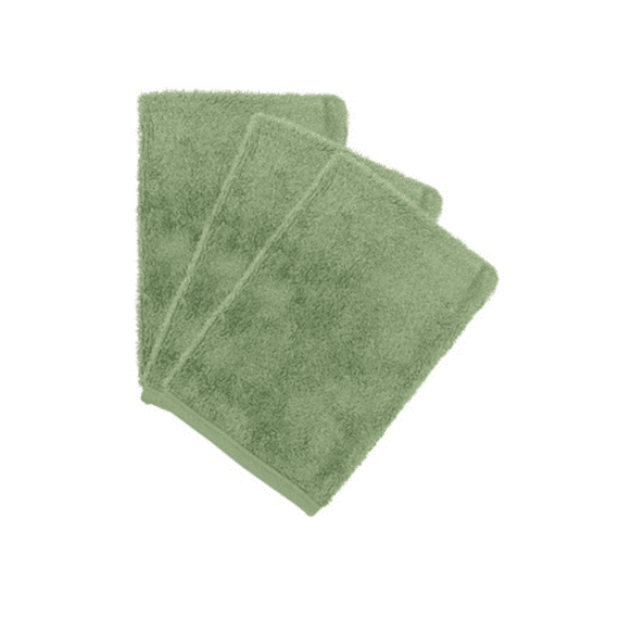 Timboo Washandjes 3-pack Aloe Green