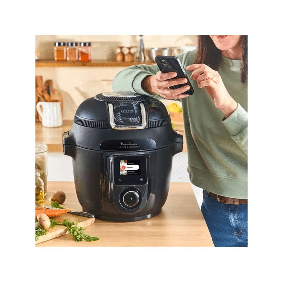 Moulinex Ce9828f0 Cookeo Infinity Slimme Hogedruk-multicooker + Airfryer