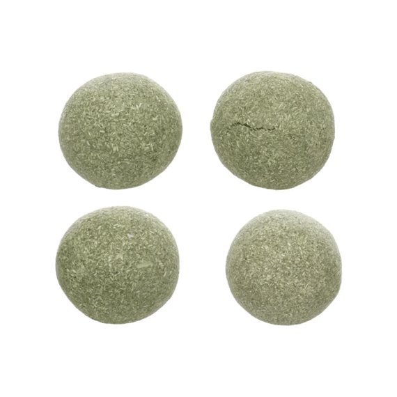 Flamingo Speelgoed Katti Catnipballen Groen  3cm 4st