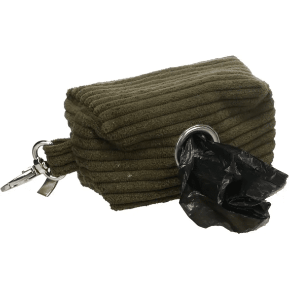 Flamingo Poepzakhouder Ribta Groen + 1 Rol  6x5x9cm