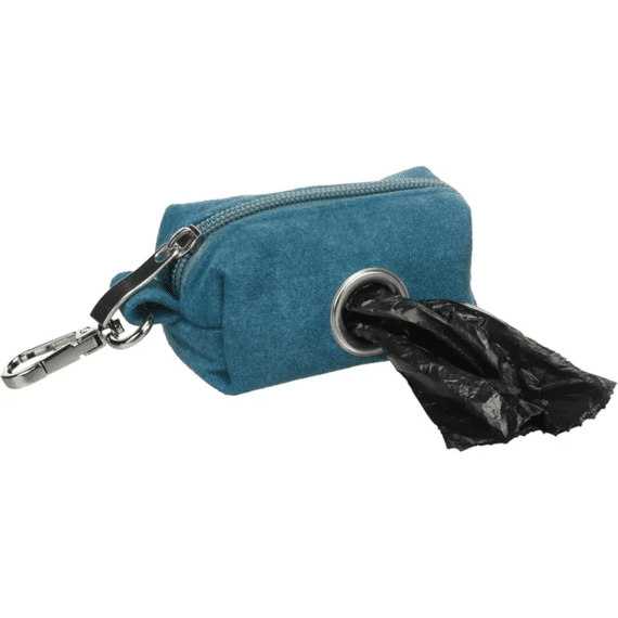 Flamingo Poepzakhouder Vilto Blauw + 1 Rol  6x5,5x9cm