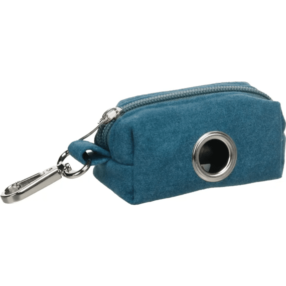 Flamingo Poepzakhouder Vilto Blauw + 1 Rol  6x5,5x9cm