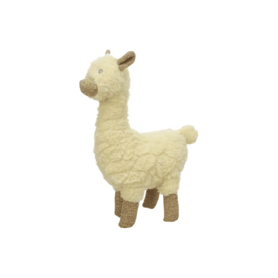 Flamingo Speelgoed Cino Alpaca Geel  14x22x34cm