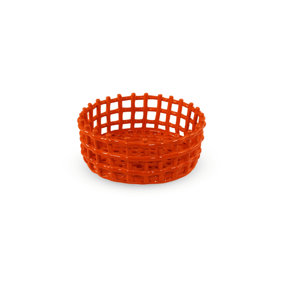 Wd Lifestyle Tafelmand Aardewerk Oranje