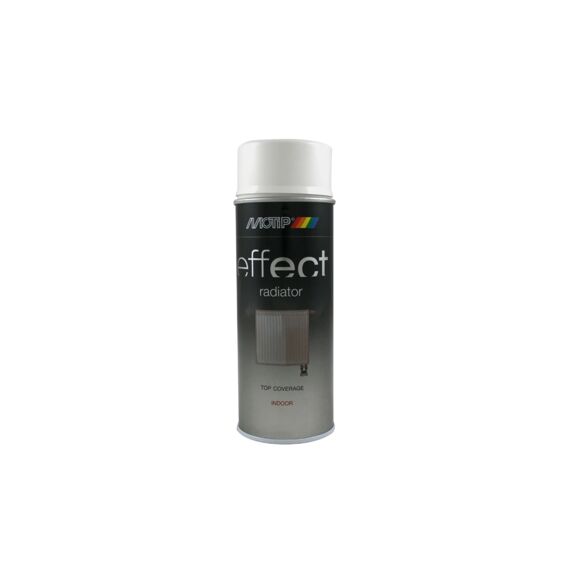 Motip Deco Effect Radiatorspray White Zijdeglans 400 Ml