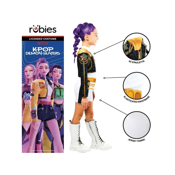 Kostuum K-pop Demon Hunters Hubrid Rumi Golden Small