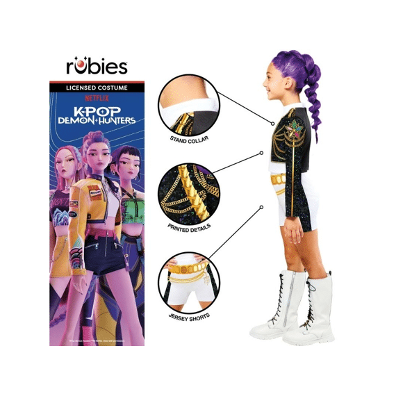 Kostuum K-pop Demon Hunters Hubrid Rumi Golden Small
