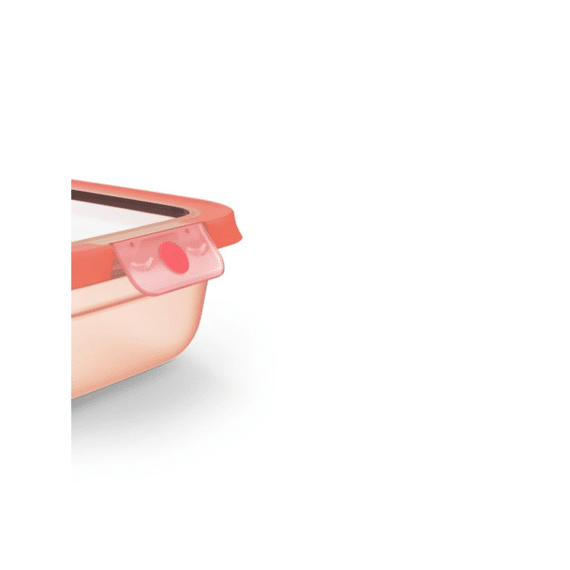 Tefal One Click Bewaardoos Rechthoekig 1,2l Oranje