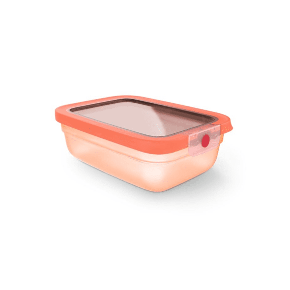 Tefal One Click Bewaardoos Rechthoekig 1,2l Oranje