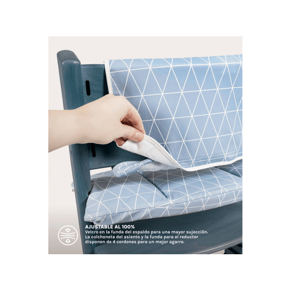 Fundas Kussenset 3-delig Stokke Tripp Trapp Triangulos (afwasbaar)