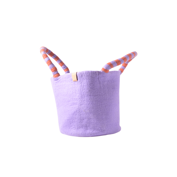 Aveva Wollen Mandje Large Lilac