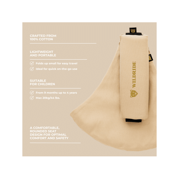 Wildride Draagzak Beige Leo