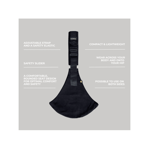 Wildride Draagzak Black