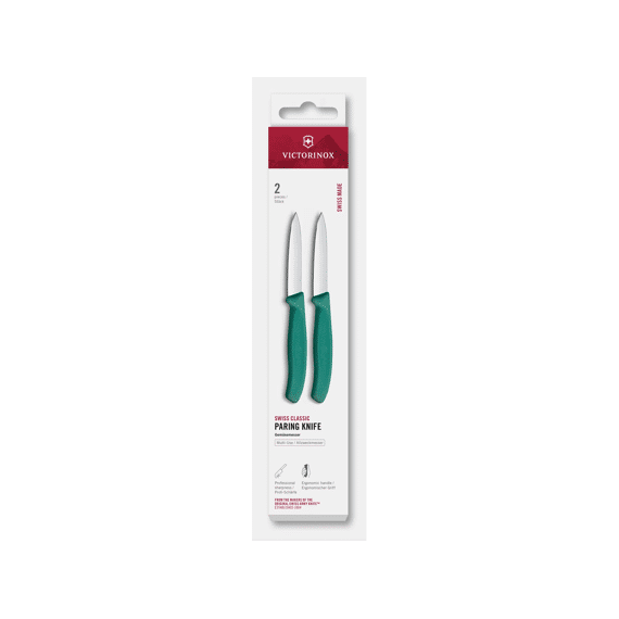 Victorinox Swiss Classic Set Van 2 Groentemesjes 8cm Groen