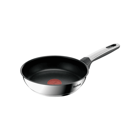 Tefal Emotion+ E3270244 20 Cm Braadpan, Premium Roestvrij Staal, Antiaanbakcoating