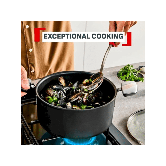 Tefal Excellence+ G3282343 Steelpan 18 Cm, Antiaanbakcoating, Inductie-compatibe