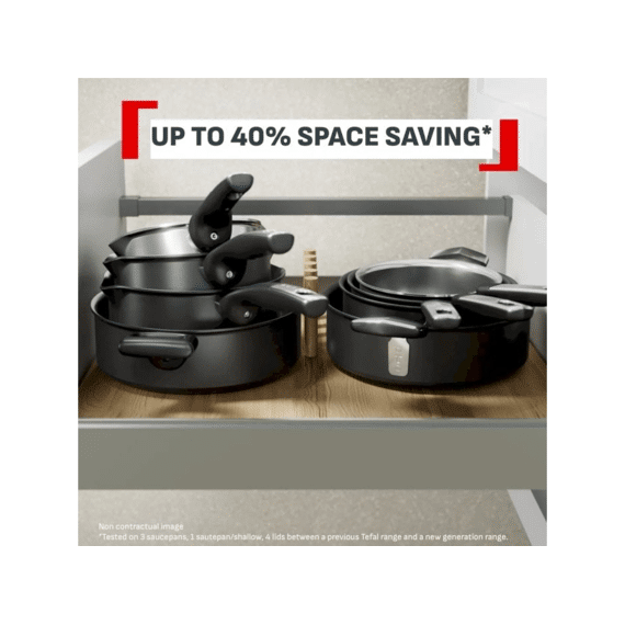 Tefal Excellence+ G3282343 Steelpan 18 Cm, Antiaanbakcoating, Inductie-compatibe