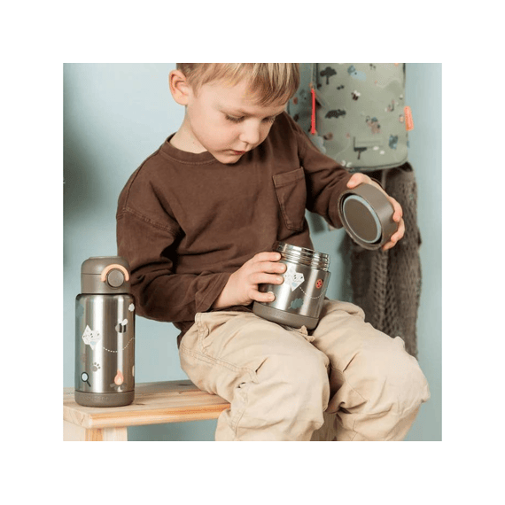Done By Deer Geïsoleerde Voedselpot Tiny Trails Sand 300 Ml