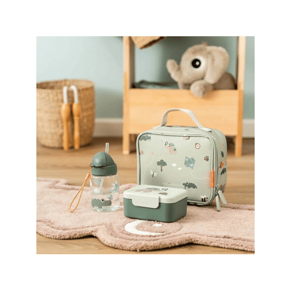 Done By Deer Tiny Geïsoleerde Lunchtas Tiny Trails Green 2,8 L